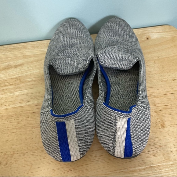 Rothy’s Women Loafer Taupe Heather Grey Blue Size 8 - Picture 6 of 8